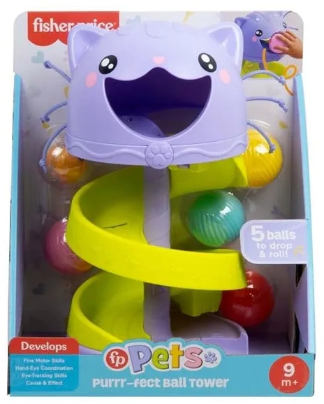 Fisher Price Kugelturm mit Katze