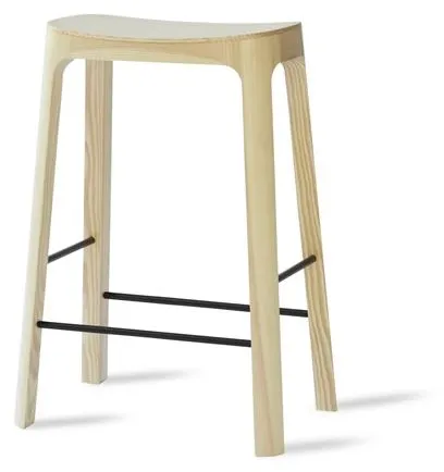 Please Wait to be Seated Crofton Barhocker H65 Kiefer/Schwarz