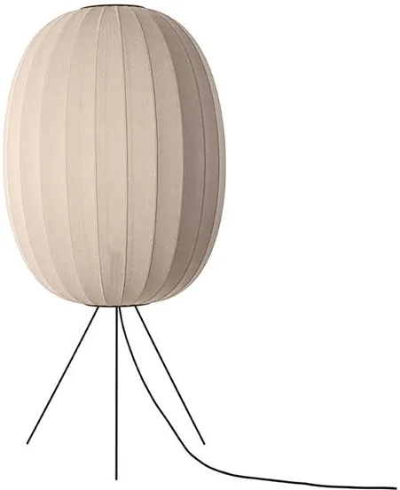 Made By Hand Knit-Wit High/Oval Stehlampe Ø65 Sand Stone