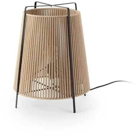 Faro AKANE Aussen-Stehlampe Beige/Mattschwarz