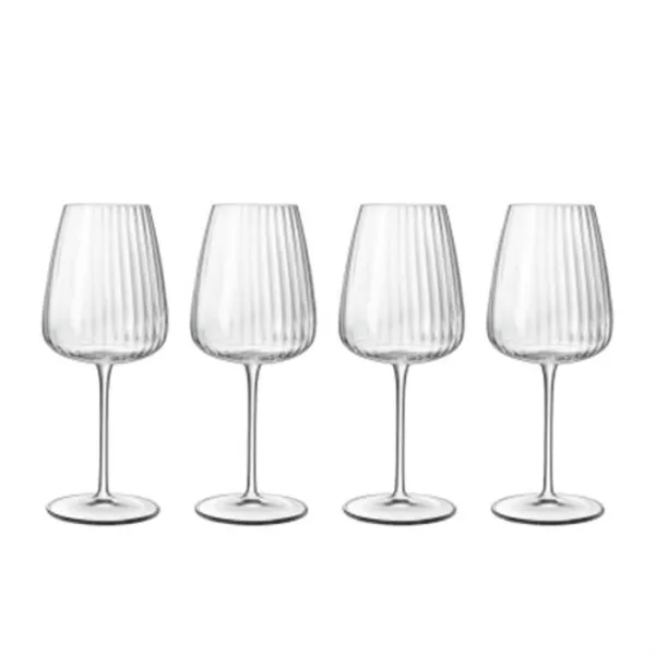 Luigi Bormioli Optica Chardonnay Weissweingläser - 55 cl 4 Stk.