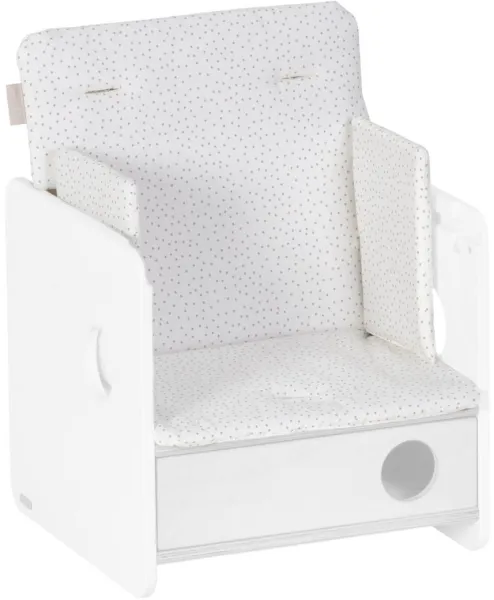 Nuun, Kissen für Stühle, weiss, H1x65x58 cm