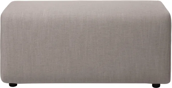BROSTE COPENHAGEN Lagoon Modulsofa-Puff – Latte Stoff