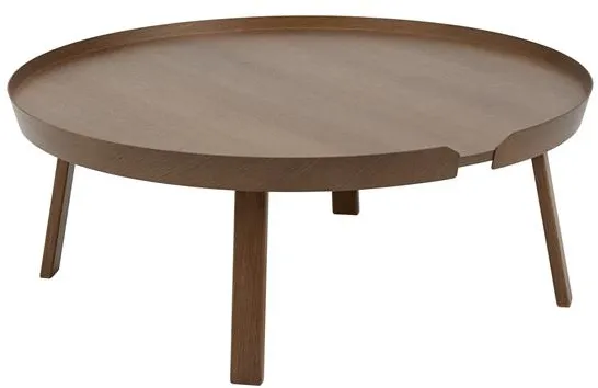 Muuto Around Couchtisch Dunkelbraun Extra Gross