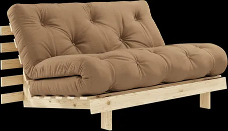 Karup Design Roots Schlafsofa M. Matratze 140x200 755 Mocca/Kiefer