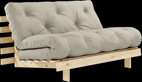 Karup Design Roots Schlafsofa M. Matratze 140x200 914 Leinen/Kiefer