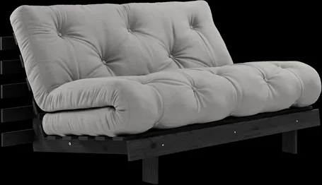 Karup Design Roots Schlafsofa m. Matratze 140x200 746 Dunkelgrau/Schwarzkiefer