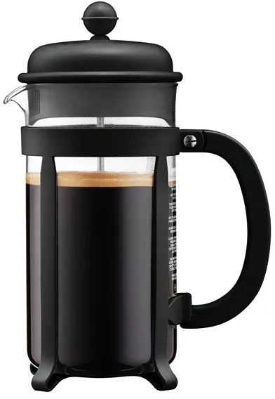 BODUM JAVA French Press 8 Tassen 1 L - Schwarz