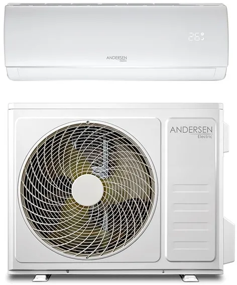 Andersen Electric AE 12000 Luft/Luft Wärmepumpe mit WiFi, 3,8 kW, 5–72 m², weiss