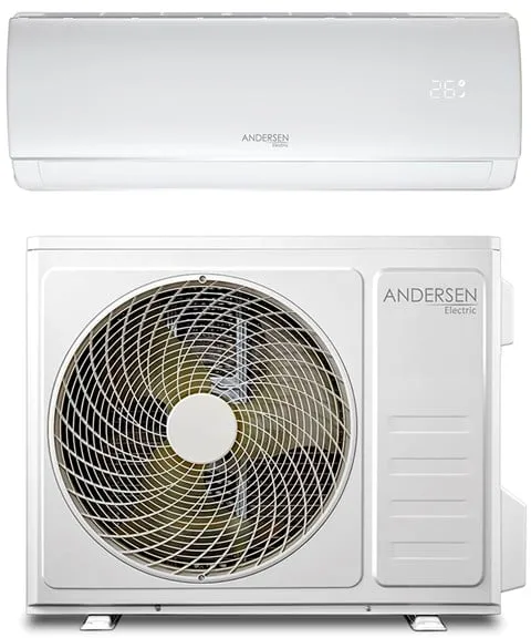 Andersen Electric AE 18000 Luft/Luft-Wärmepumpe mit WiFi, 6 kW, 5–135 m², weiss